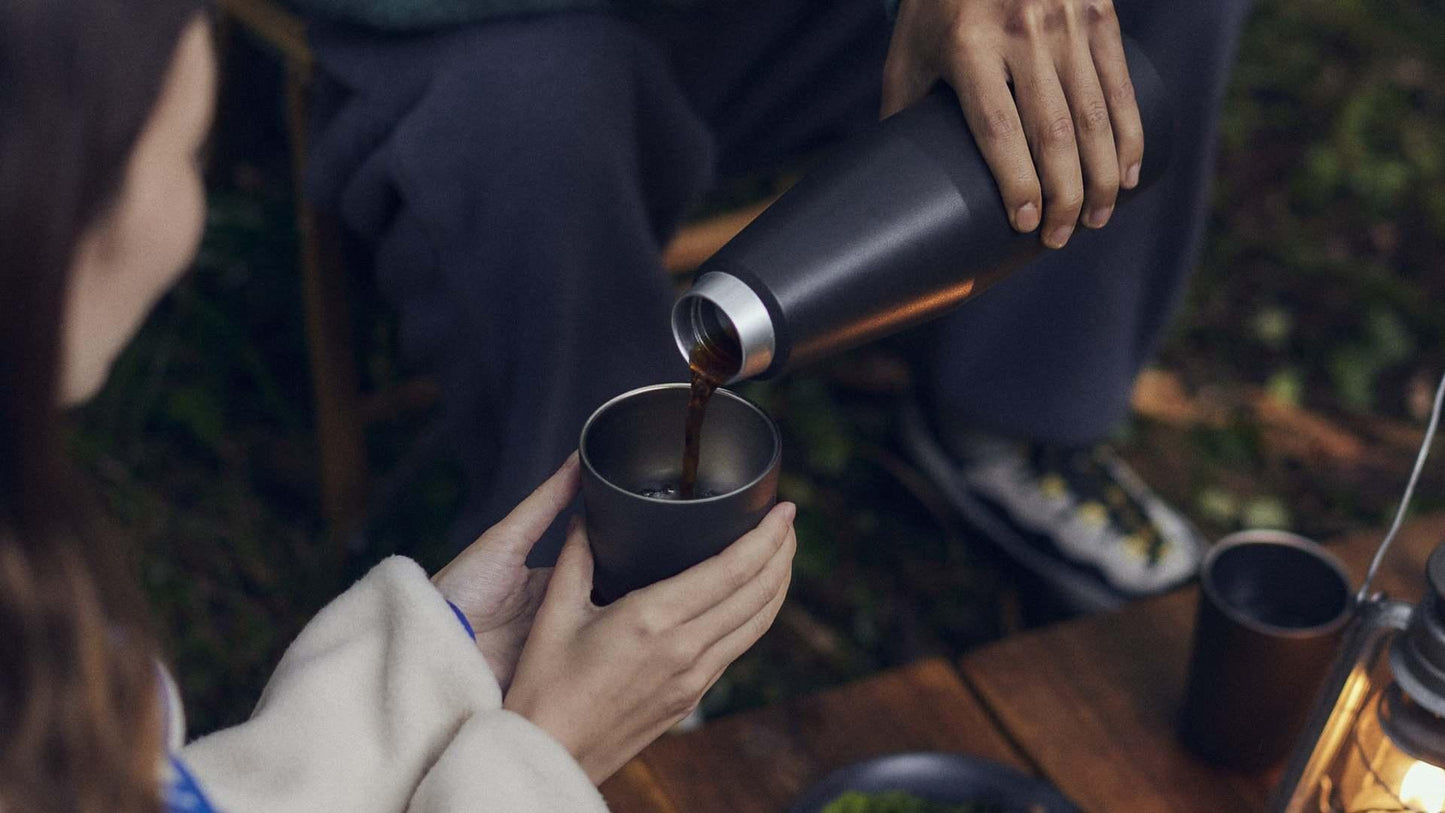 Simple 304 Stainless Steel Insulated Cup Portable Outdoor Sports Travel Coffee Cup