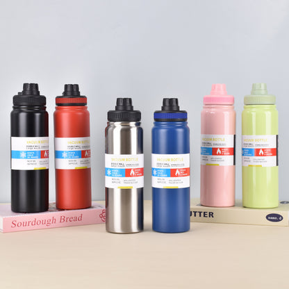 304 Stainless Steel Insulated Cup Large Capacity Sports Water Bottle Outdoor Portable Handheld