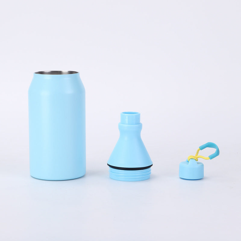 Fashion Small Mouth Bottle Simple Detachable 304 Stainless Steel Insulated Cup Portable with Strap