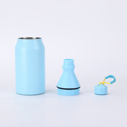 Fashion Small Mouth Bottle Simple Detachable 304 Stainless Steel Insulated Cup Portable with Strap