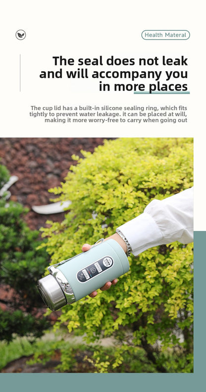 316 Stainless Steel Tea Water Separation Insulation Outdoor Portable Sports Water Bottle