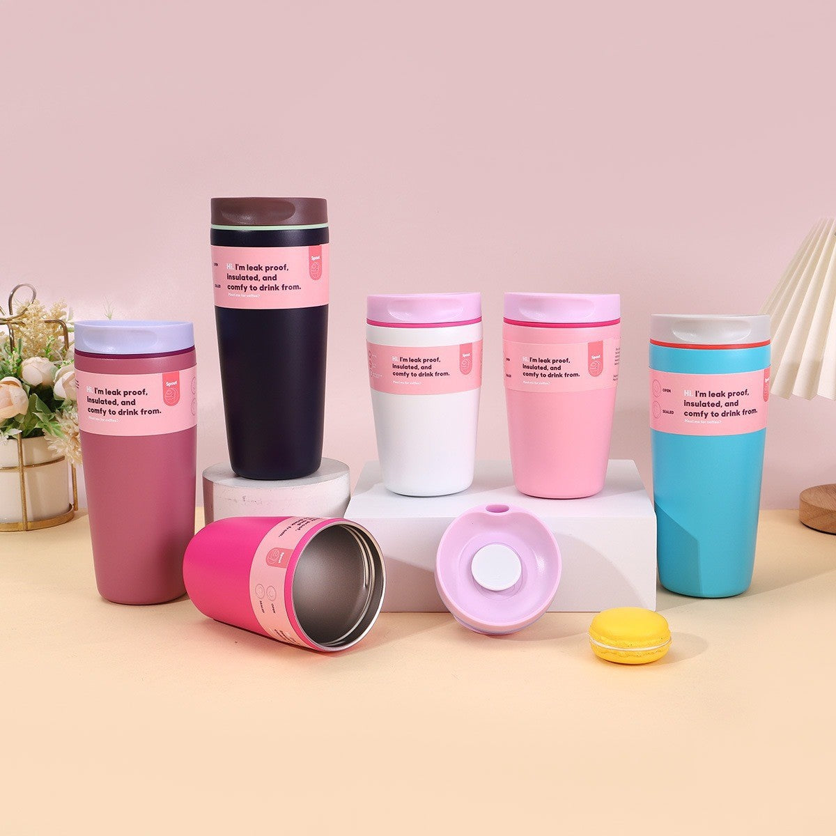 304 Stainless Steel Insulated Coffee Cup Outdoor Portable Travel Mug