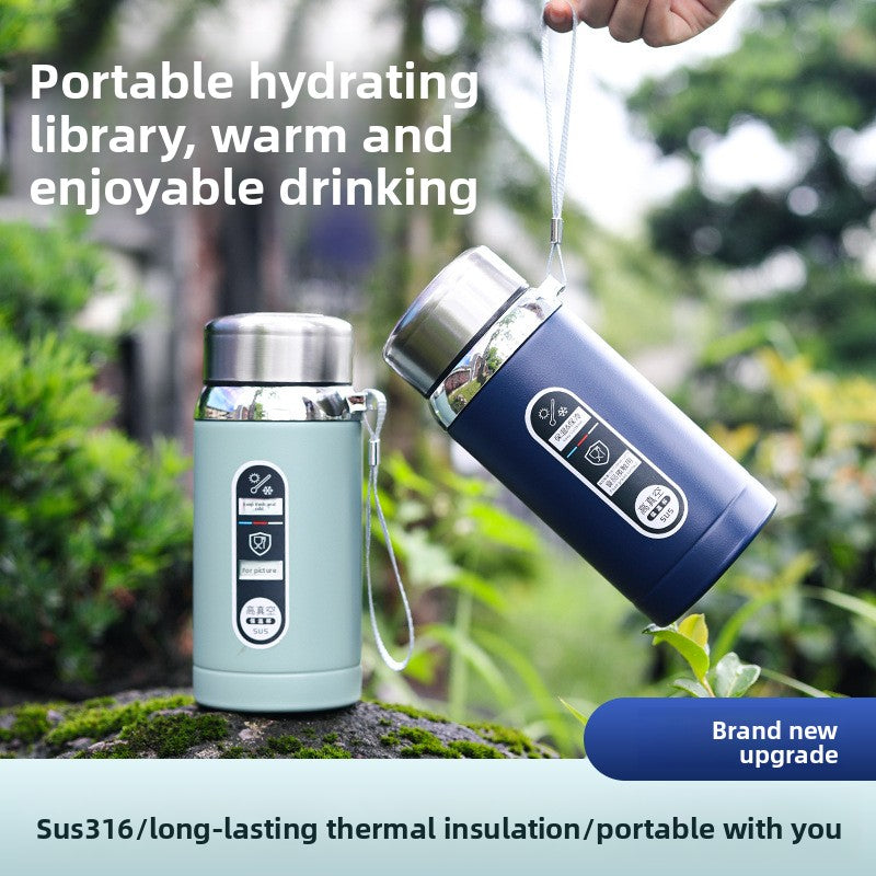316 Stainless Steel Tea Water Separation Insulation Outdoor Portable Sports Water Bottle