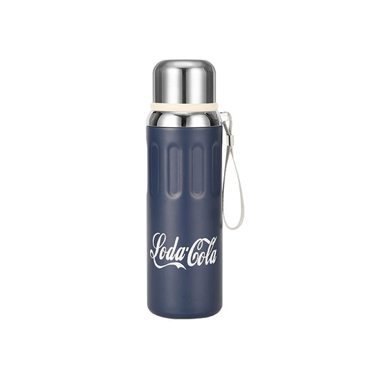 316 Stainless Steel Insulated Cup Outdoor Portable Insulated Bottle with Rope Bouncing Cup