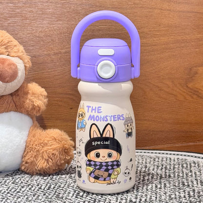 Cartoon Children's Insulated Cup 316 Stainless Steel Double Drinking Cute Portable Tote Bottle