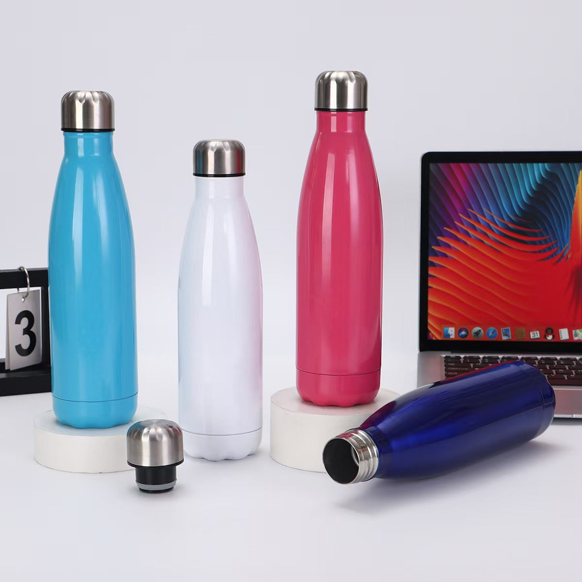 Chinese Style Coke Bottle 304 Stainless Steel Thermos Cup Outdoor Travel Sports Water Bottle