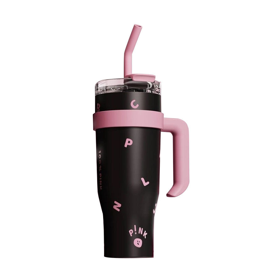 304 Stainless Steel Insulated Cup High Aesthetic 40oz Car Straw Cup