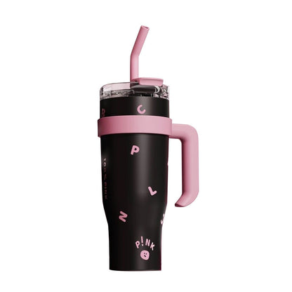 304 Stainless Steel Insulated Cup High Aesthetic 40oz Car Straw Cup