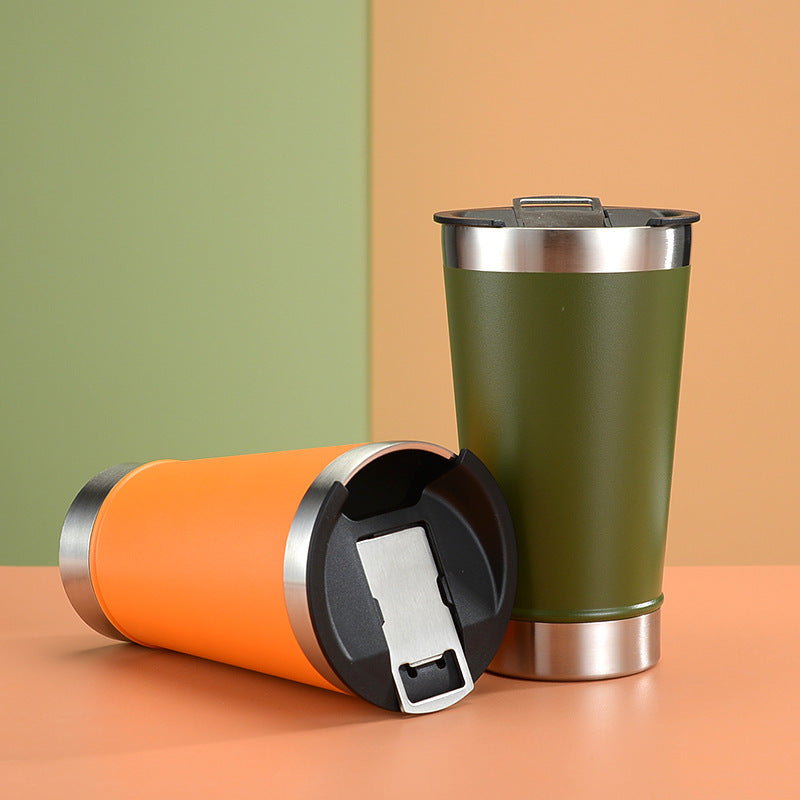 20oz beer mug 304 stainless steel vacuum insulated mug car water mug conical mug