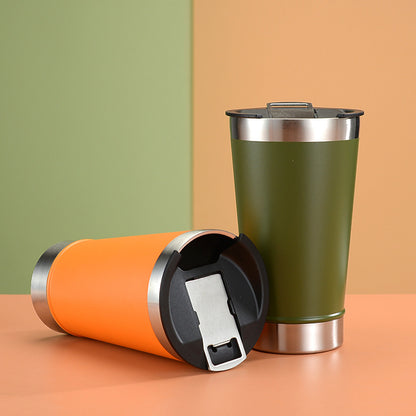 20oz beer mug 304 stainless steel vacuum insulated mug car water mug conical mug