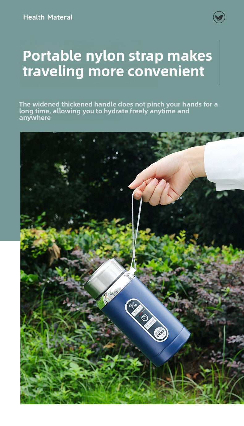 316 Stainless Steel Tea Water Separation Insulation Outdoor Portable Sports Water Bottle