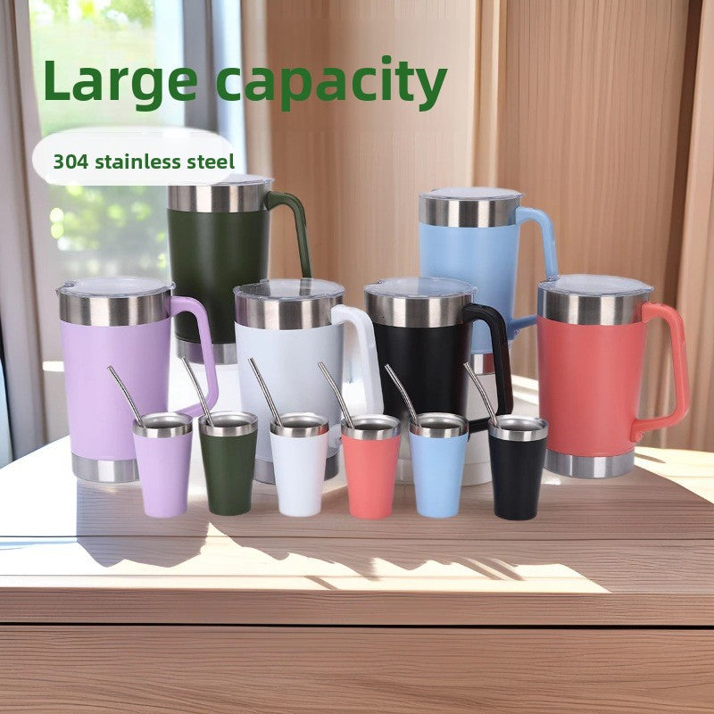 1.9L Large Capacity Durable 304 Stainless Steel Thermos Cup