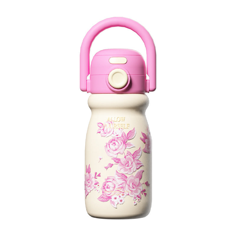 Cartoon Children's Insulated Cup 316 Stainless Steel Portable Tote Bottle
