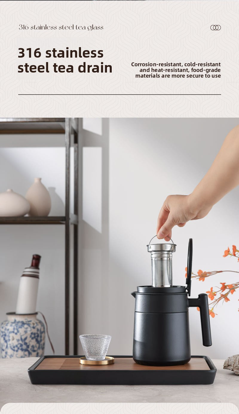 316L Stainless Steel Insulated Kettle Household Vacuum Coffee Pot Tea Kettle