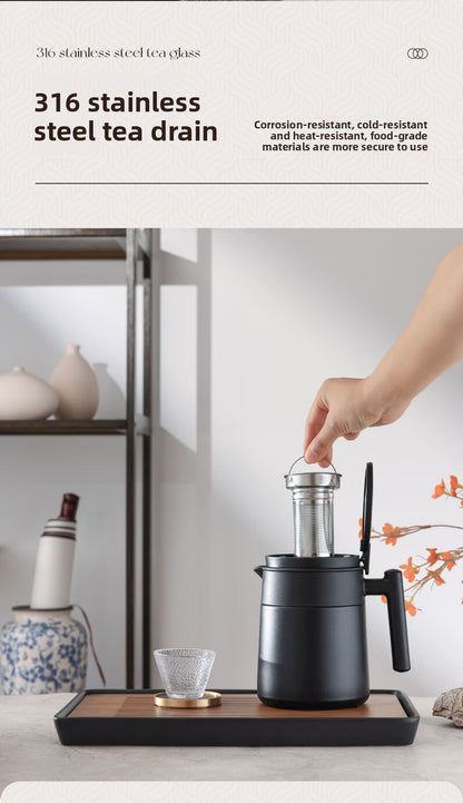 316L Stainless Steel Insulated Kettle Household Vacuum Coffee Pot Tea Kettle