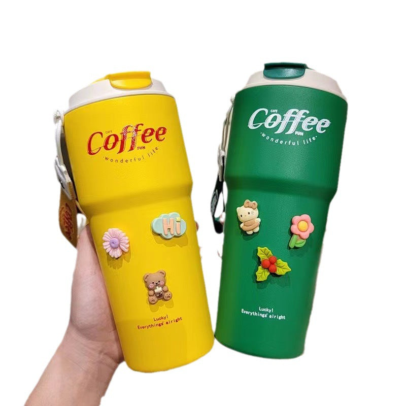 304 Stainless Steel Coffee Cup Portable Travel Insulated Cup