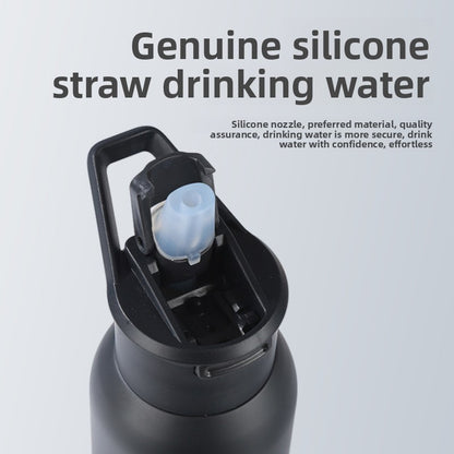 304 Stainless Steel Insulated Cup Portable Handheld Sports Water Bottle Straw Cup