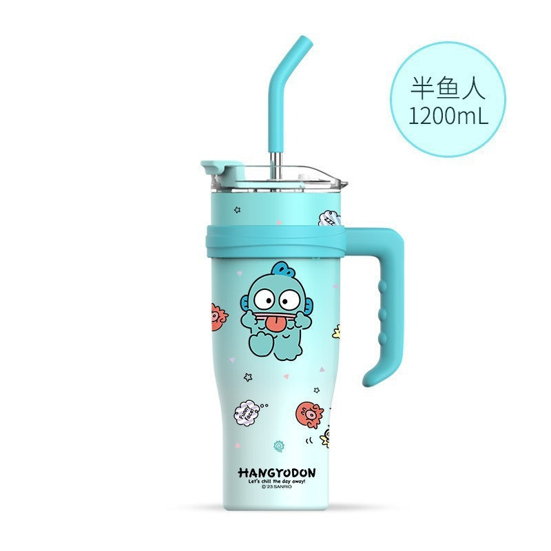 304 Stainless Steel Giant Sanrio Insulated Cup Large Capacity Handle Water Cup