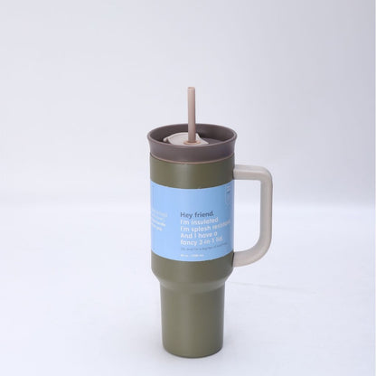 40oz Handle Cup 304 Stainless Steel Suitable for Car Cup Holder