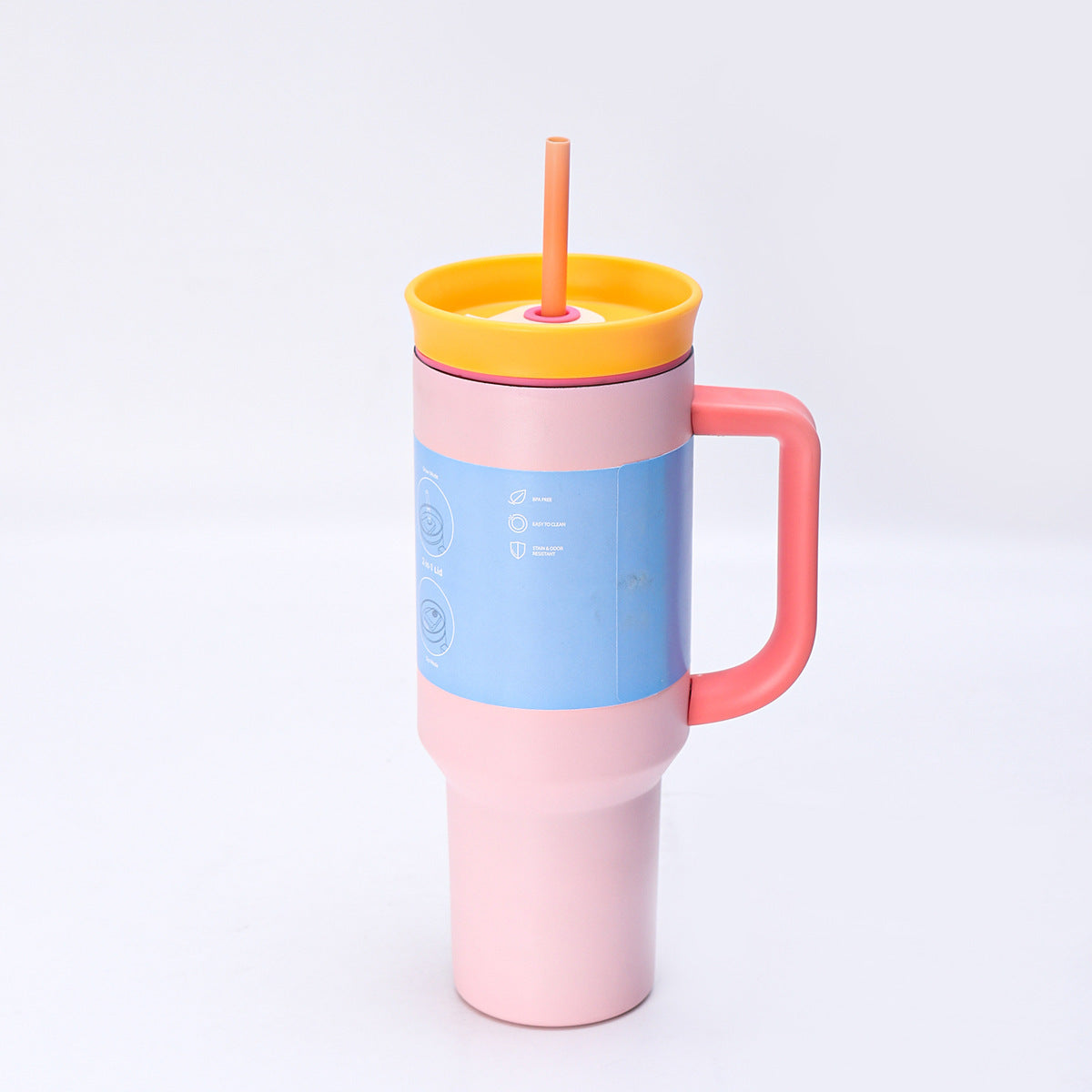 40oz Handle Cup 304 Stainless Steel Suitable for Car Cup Holder