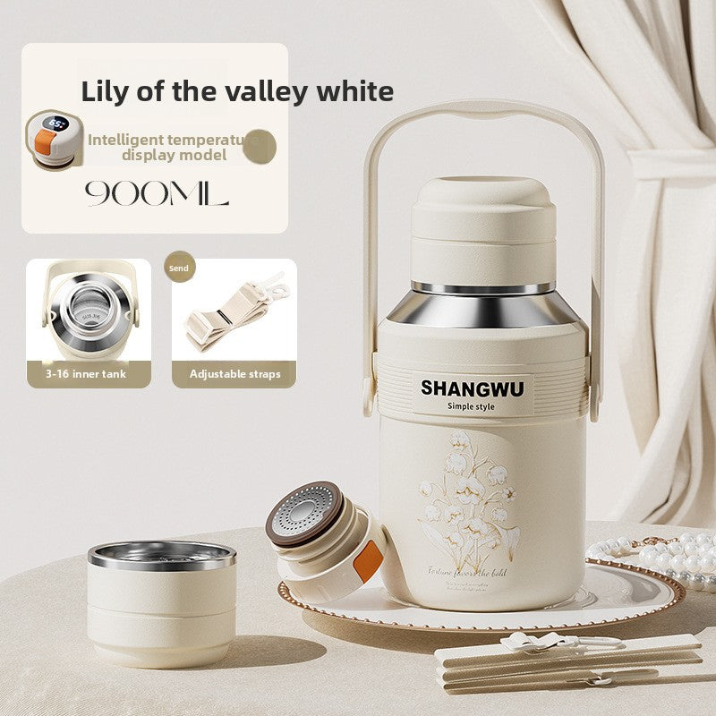 Large Capacity Insulated 316 Stainless Steel Sakura Water Cup