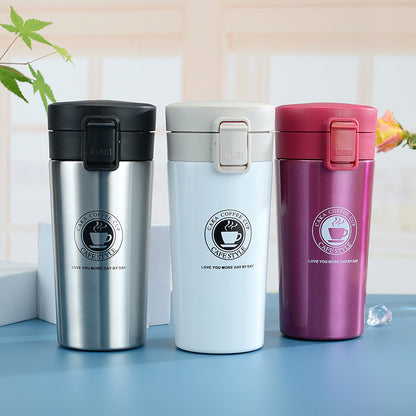 Bouncing Coffee Cup Portable Thermos Cup Business Gift Office Water Cup