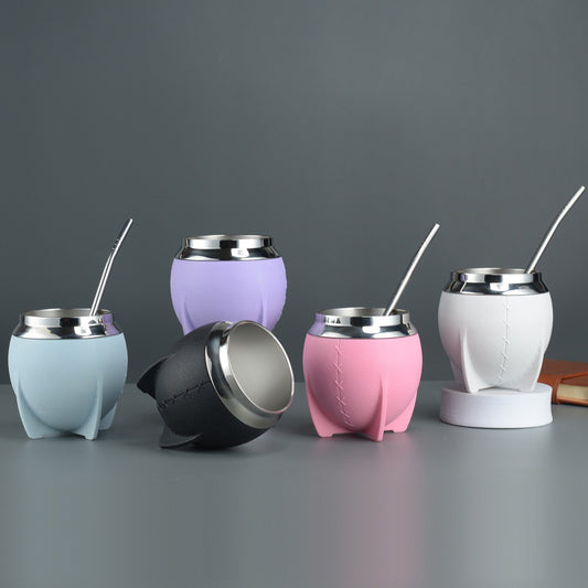 304 Stainless Steel Mada Cup Double Insulated U-Shaped Portable Coffee Cup