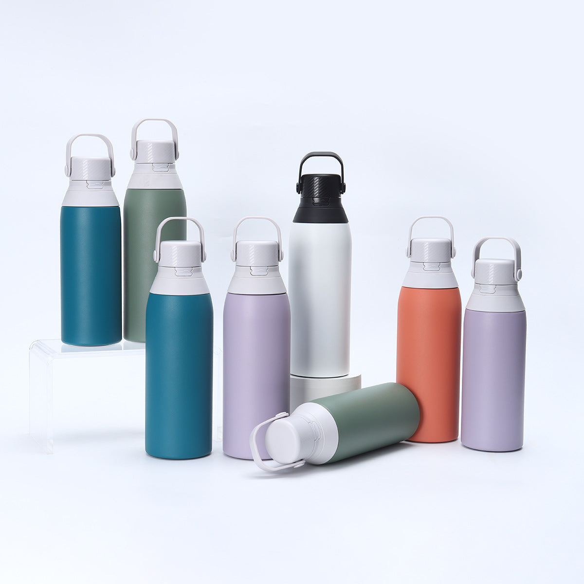 Portable Sports 304 Stainless Steel Double-layer Vacuum Insulated Cup