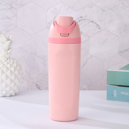 316 Stainless Steel Sports Straw Cup Bounce Handheld Insulated Cup