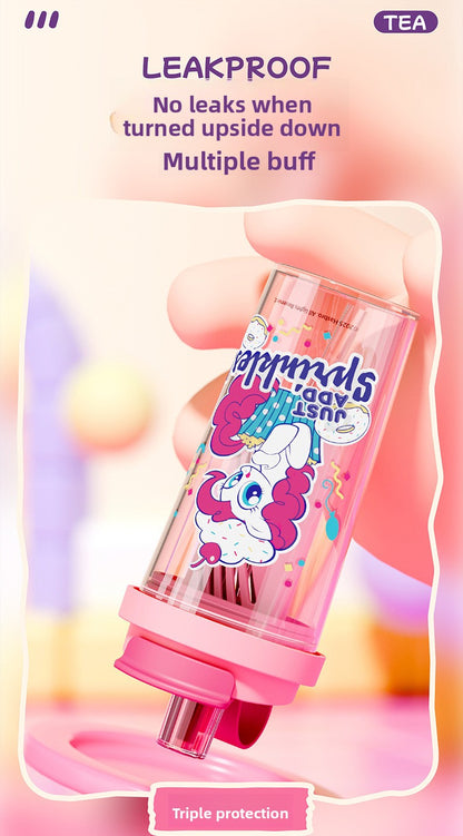 My Little Pony Plastic Cup Portable Cute Handheld Student