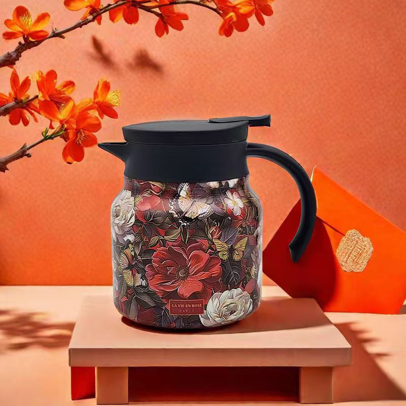 316 Stainless Steel Teapot Coffee Pot Insulated Kettle Gift Holiday Present