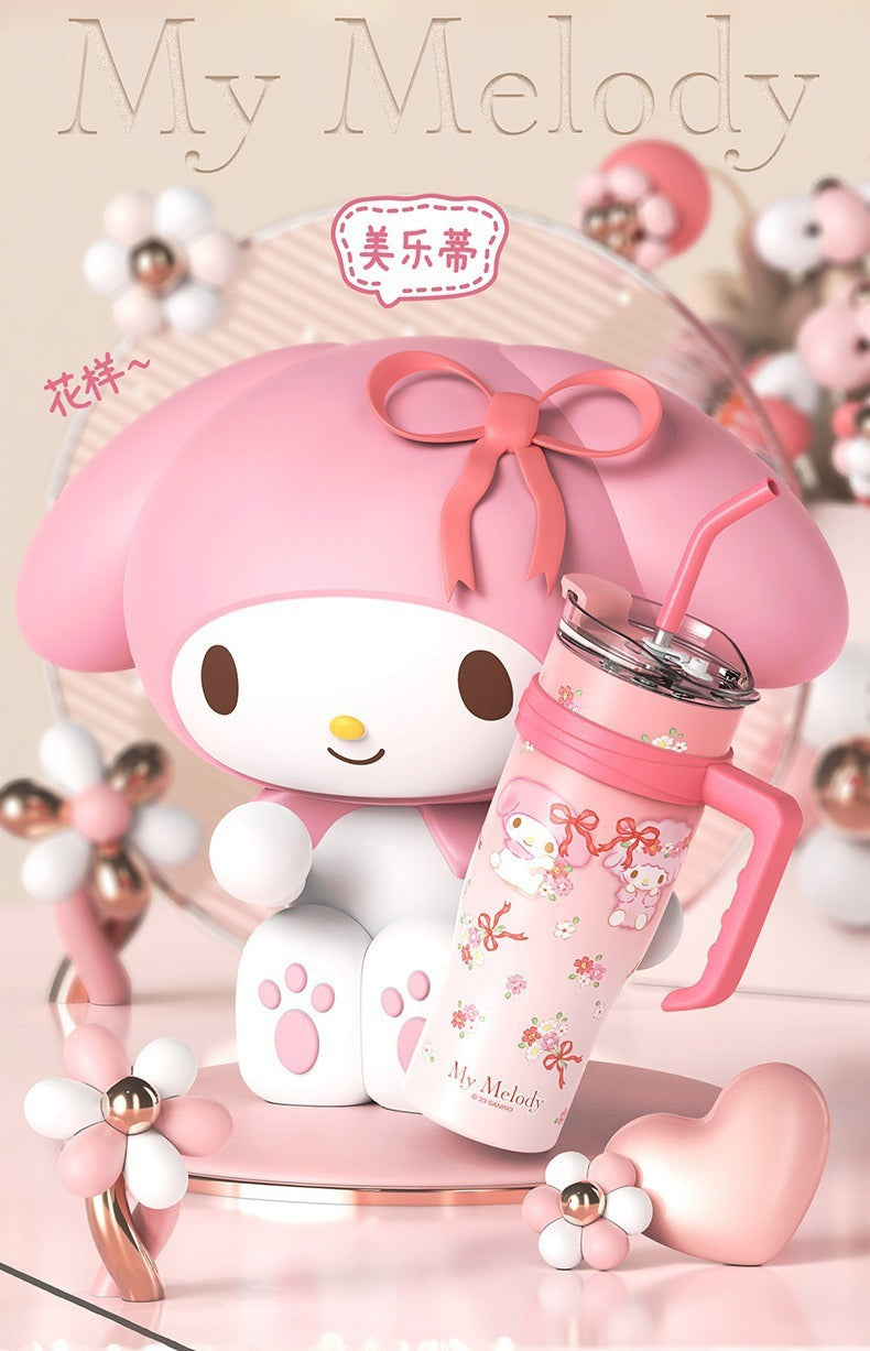 304 Stainless Steel Giant Sanrio Insulated Cup Large Capacity Handle Water Cup