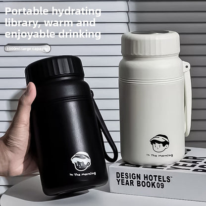 Simple 316 Stainless Steel Vacuum Insulated Cup with Portable Handle
