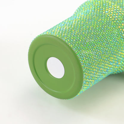 40oz Diamond-Studded Portable Insulated Cup with Handle for Car Use