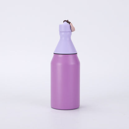 Fashion Small Mouth Bottle Simple Detachable 304 Stainless Steel Insulated Cup Portable with Strap