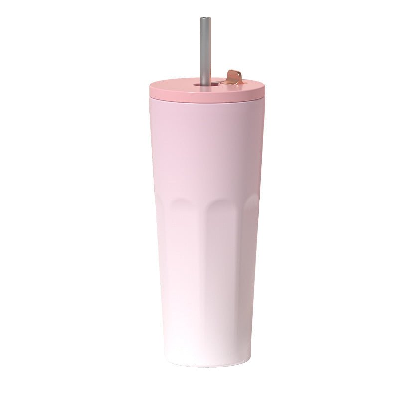 2024 Straw Insulated Cup Outdoor Leisure Fashion Coffee Cup