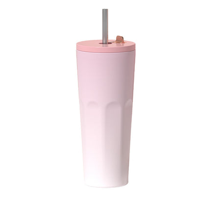 2024 Straw Insulated Cup Outdoor Leisure Fashion Coffee Cup