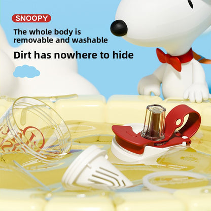 Snoopy Children's Plastic Large Capacity Straw Plastic Cup
