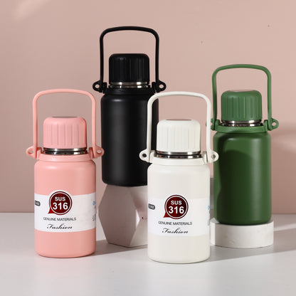 316 Stainless Steel Insulated Portable Temperature Display Handheld Kettle
