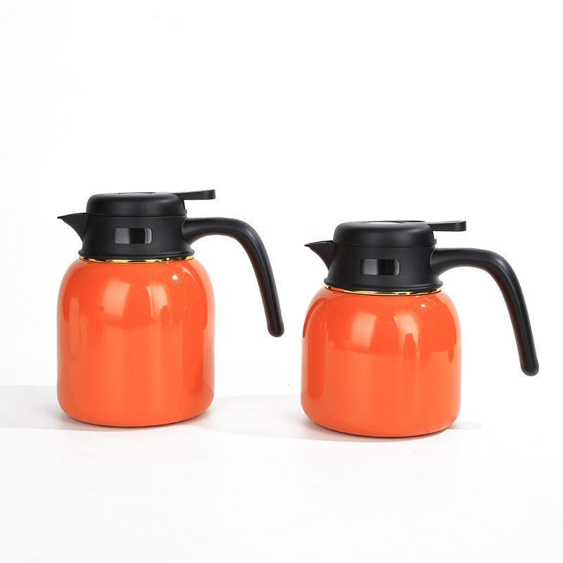 Large Capacity 316 Stainless Steel Tea Brewing Kettle Portable Handle Insulation Kettle