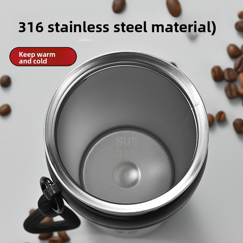 Insulated 316 Stainless Steel Thickened Portable Cup with Strap