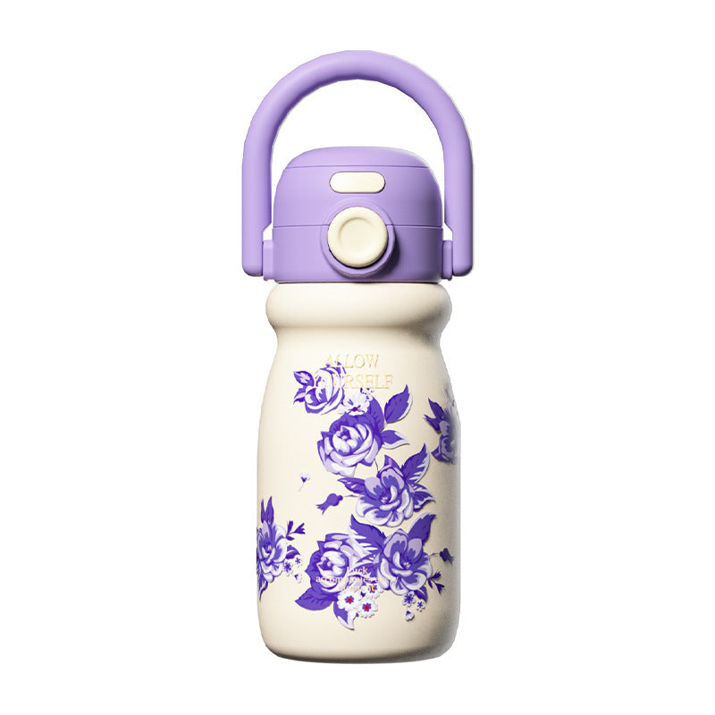 Cartoon Children's Insulated Cup 316 Stainless Steel Portable Tote Bottle