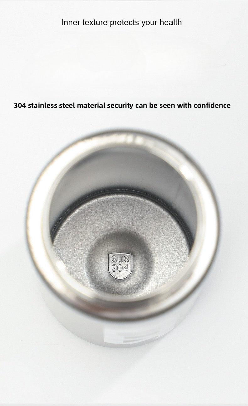 304 Stainless Steel Insulated Cup Outdoor Sports Water Bottle Fashionable Simple Bounce Cup