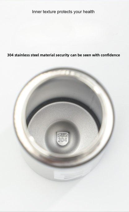 304 Stainless Steel Insulated Cup Outdoor Sports Water Bottle Fashionable Simple Bounce Cup