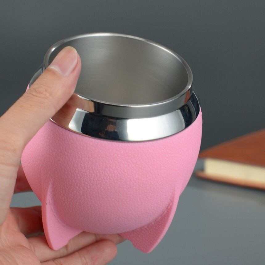 304 Stainless Steel Mada Cup Double Insulated U-Shaped Portable Coffee Cup