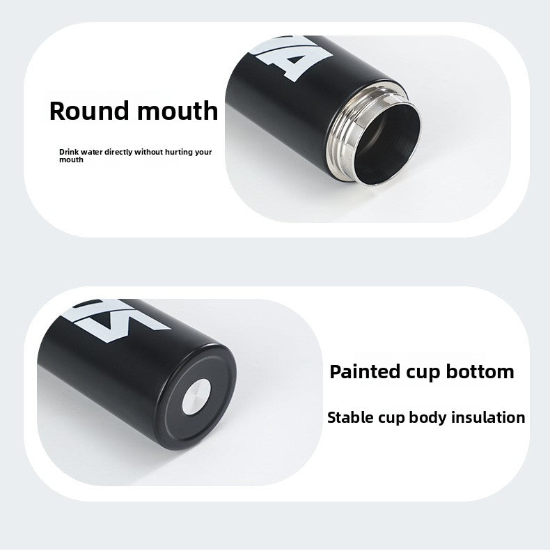 304 Stainless Steel Insulated Cup Outdoor Sports Water Bottle Fashionable Simple Bounce Cup