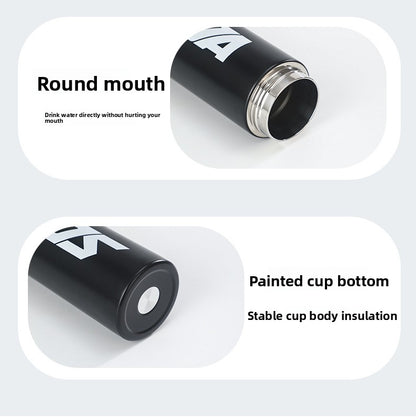 304 Stainless Steel Insulated Cup Outdoor Sports Water Bottle Fashionable Simple Bounce Cup