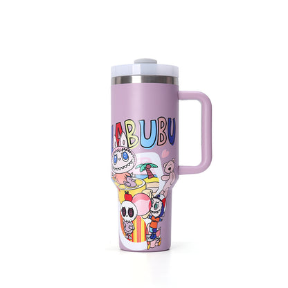 labubu Cartoon Series 40oz Large Capacity Outdoor Portable Straw Cup