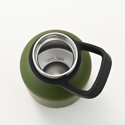Outdoor Portable 304 Stainless Steel Sports Water Bottle Handheld