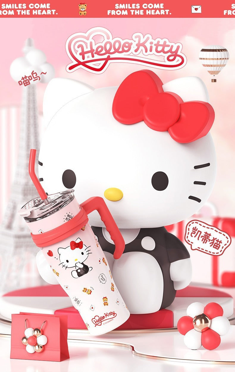 304 Stainless Steel Giant Sanrio Insulated Cup Large Capacity Handle Water Cup